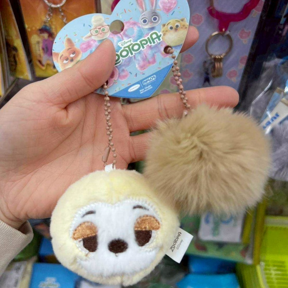 0228日本連線-迪士尼《動物方城市》毛絨大頭吊飾-規格圖5