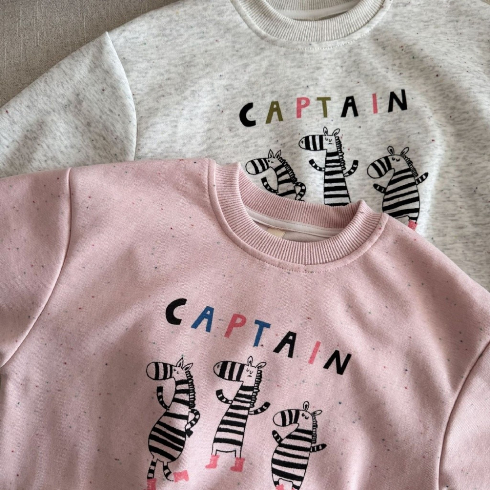 兒童韓版斑馬卡通寬鬆長袖衛衣-細節圖7