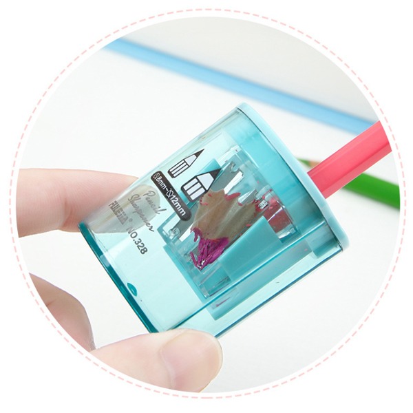 Pencil 雙孔透明削鉛筆器-細節圖7