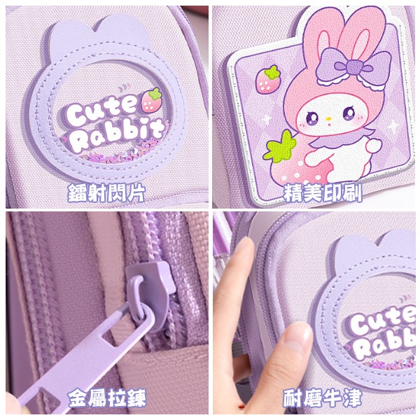 咔多層收納大容量書包式筆袋-細節圖2