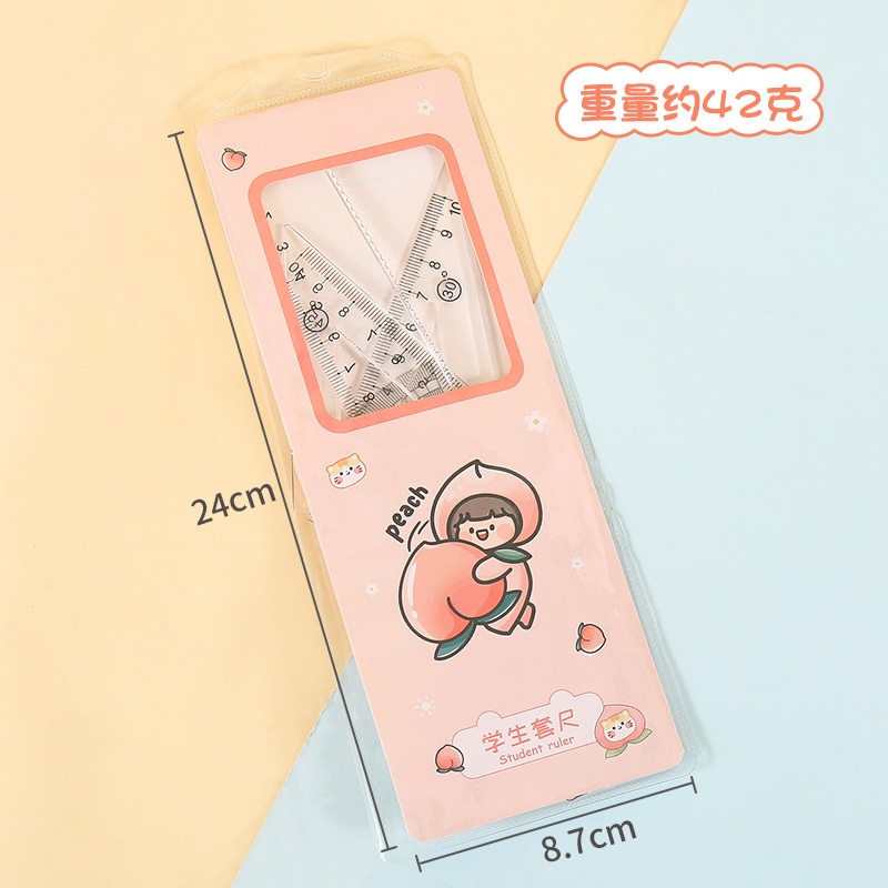 兒童可愛尺規4件套-規格圖4