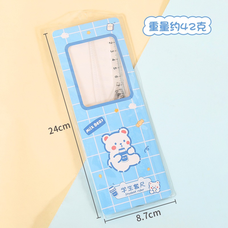 兒童可愛尺規4件套-規格圖4