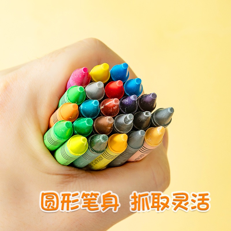 兒童幼兒園卡通不髒手蠟筆-細節圖4