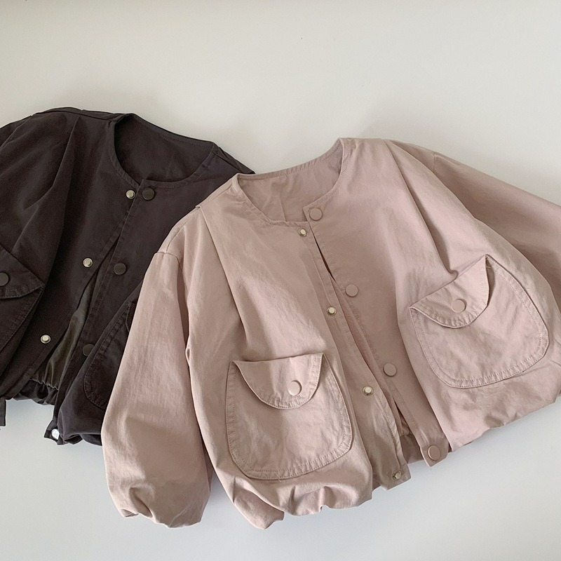 男童春季韓版口袋休閒夾克外套-細節圖5