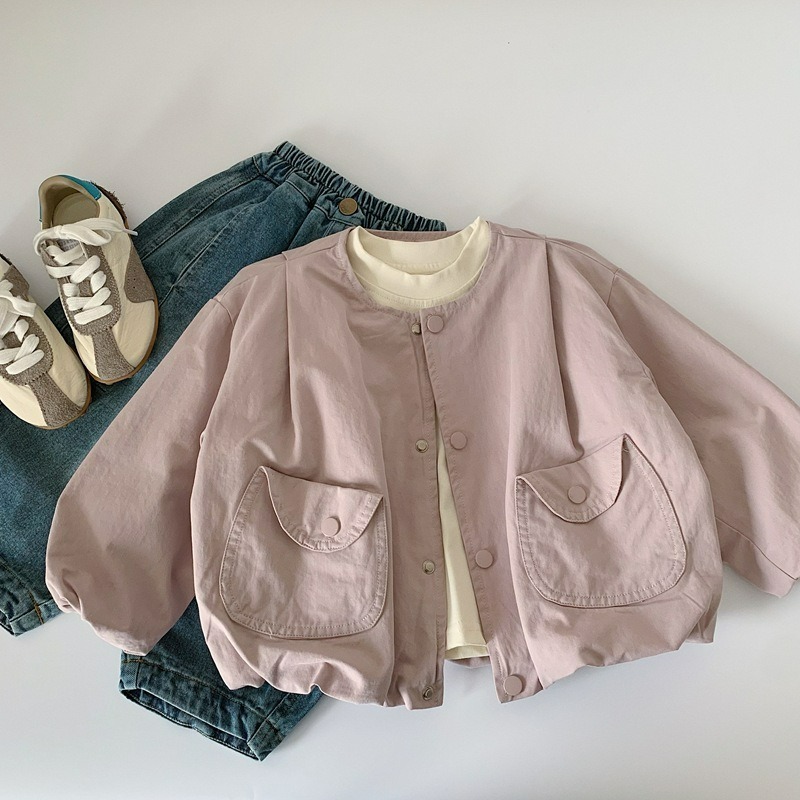 男童春季韓版口袋休閒夾克外套-規格圖5