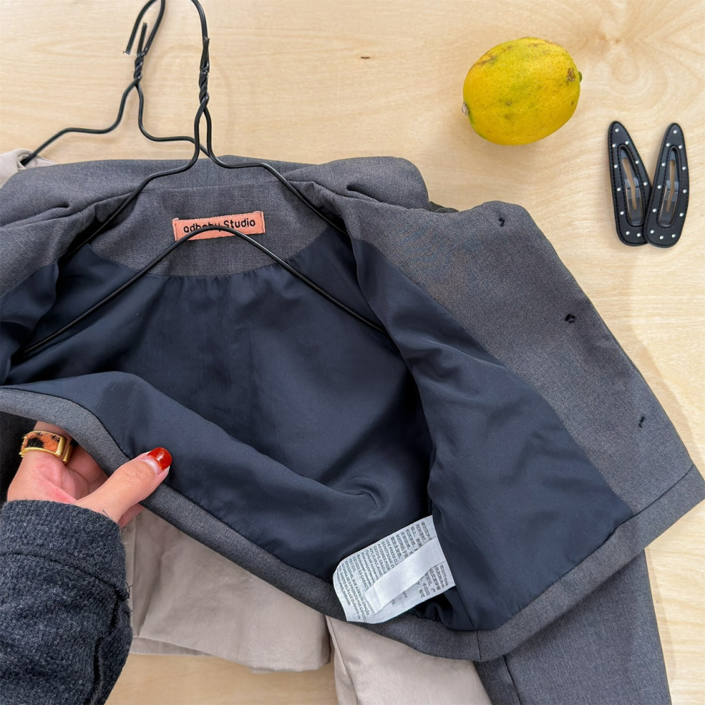 女童春季韓版翻領小西裝開衫外套-細節圖8