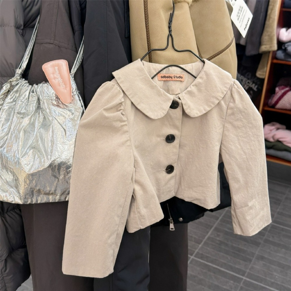 女童春季韓版翻領小西裝開衫外套-規格圖10