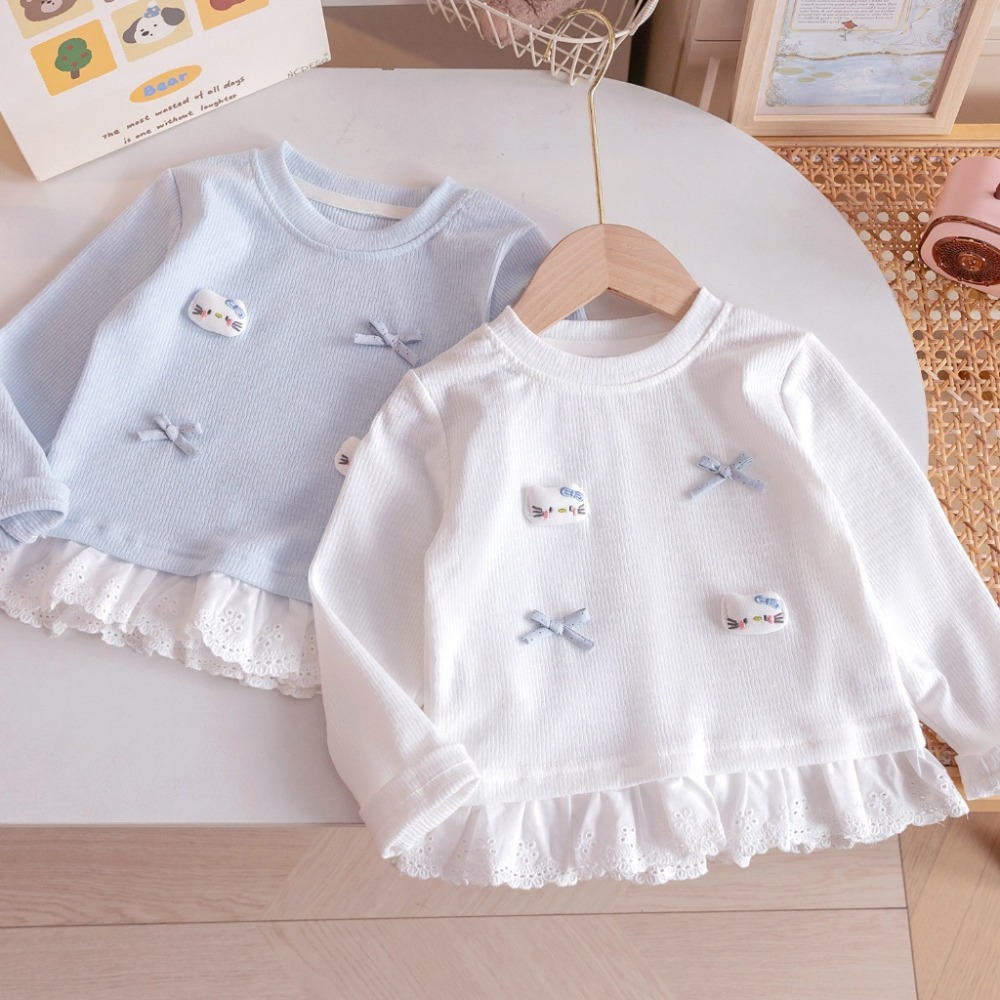 女童春季雲朵小臉荷葉下擺上衣-規格圖4