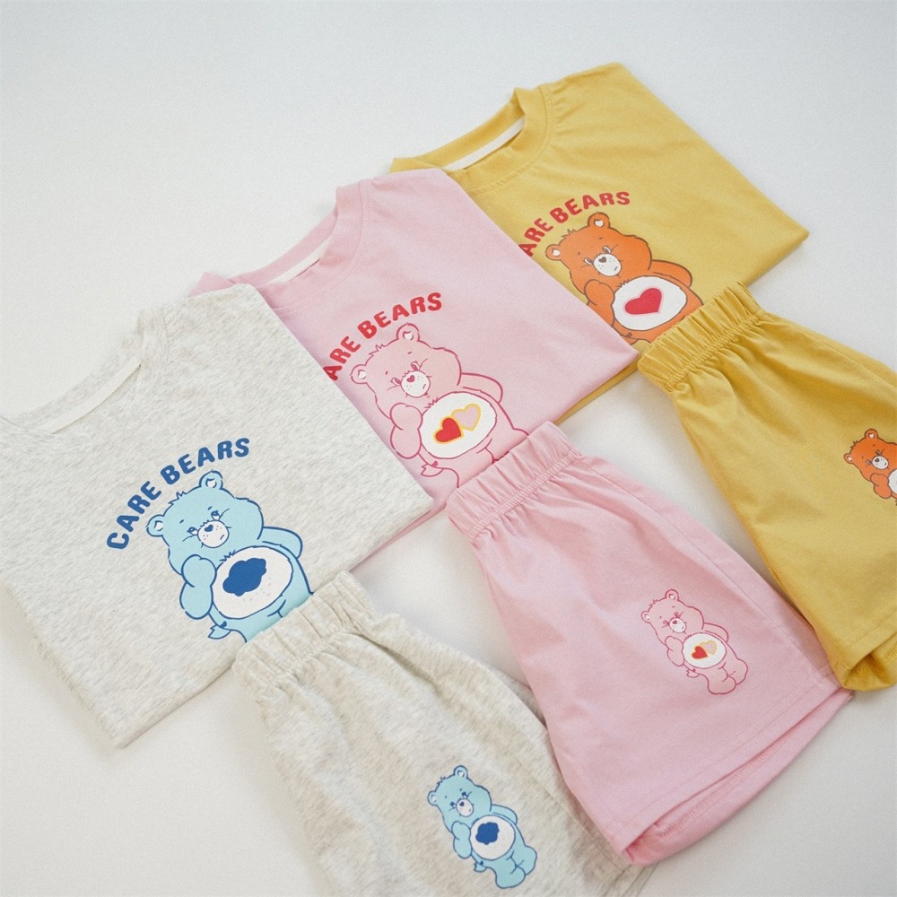 兒童夏季Care Bears甜心熊．清爽套裝(80-130碼)-細節圖2