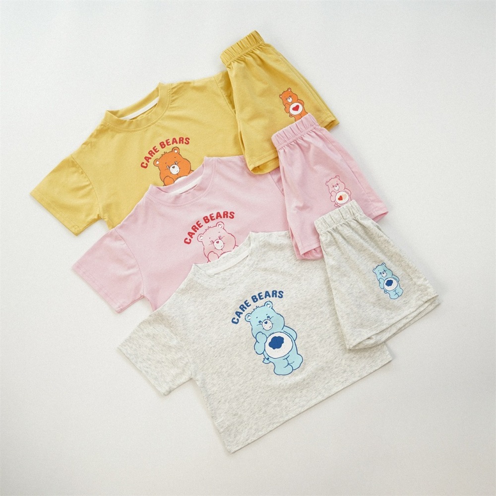 兒童夏季Care Bears甜心熊．清爽套裝(80-130碼)-細節圖3