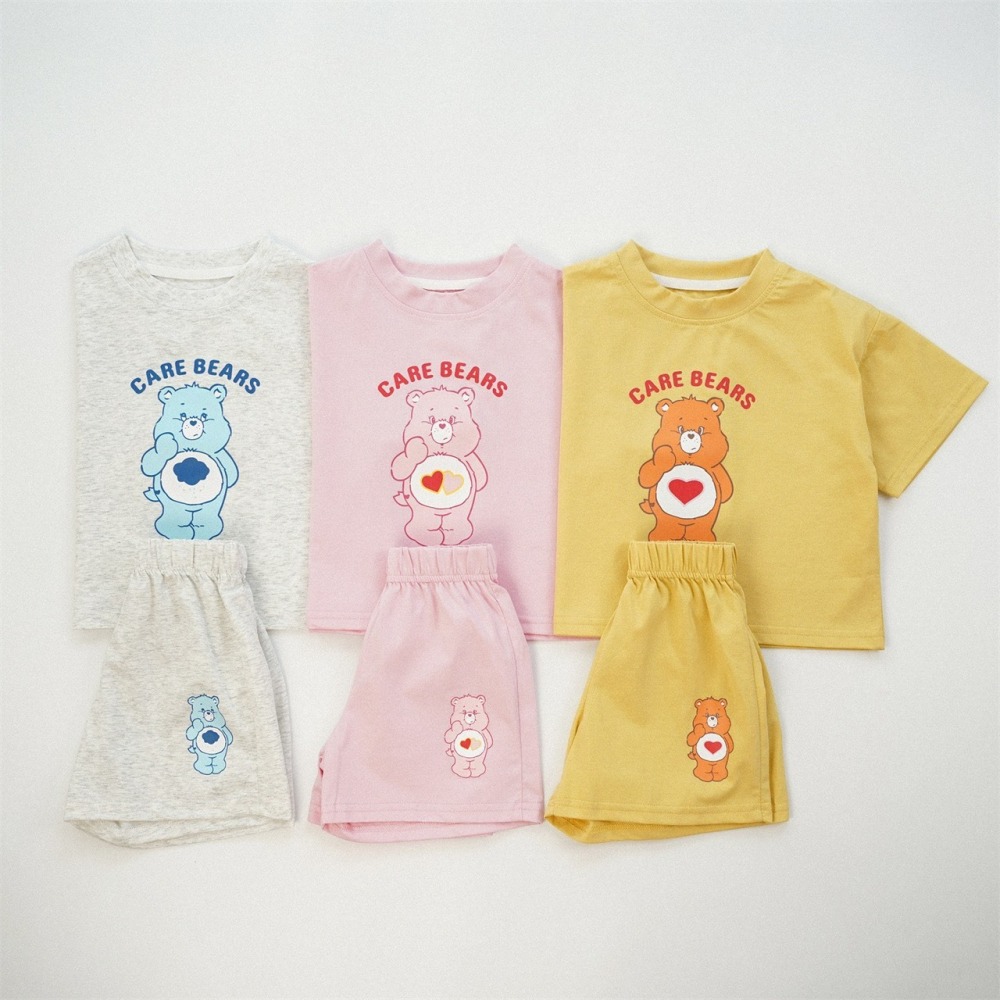 兒童夏季Care Bears甜心熊．清爽套裝(80-130碼)-細節圖4
