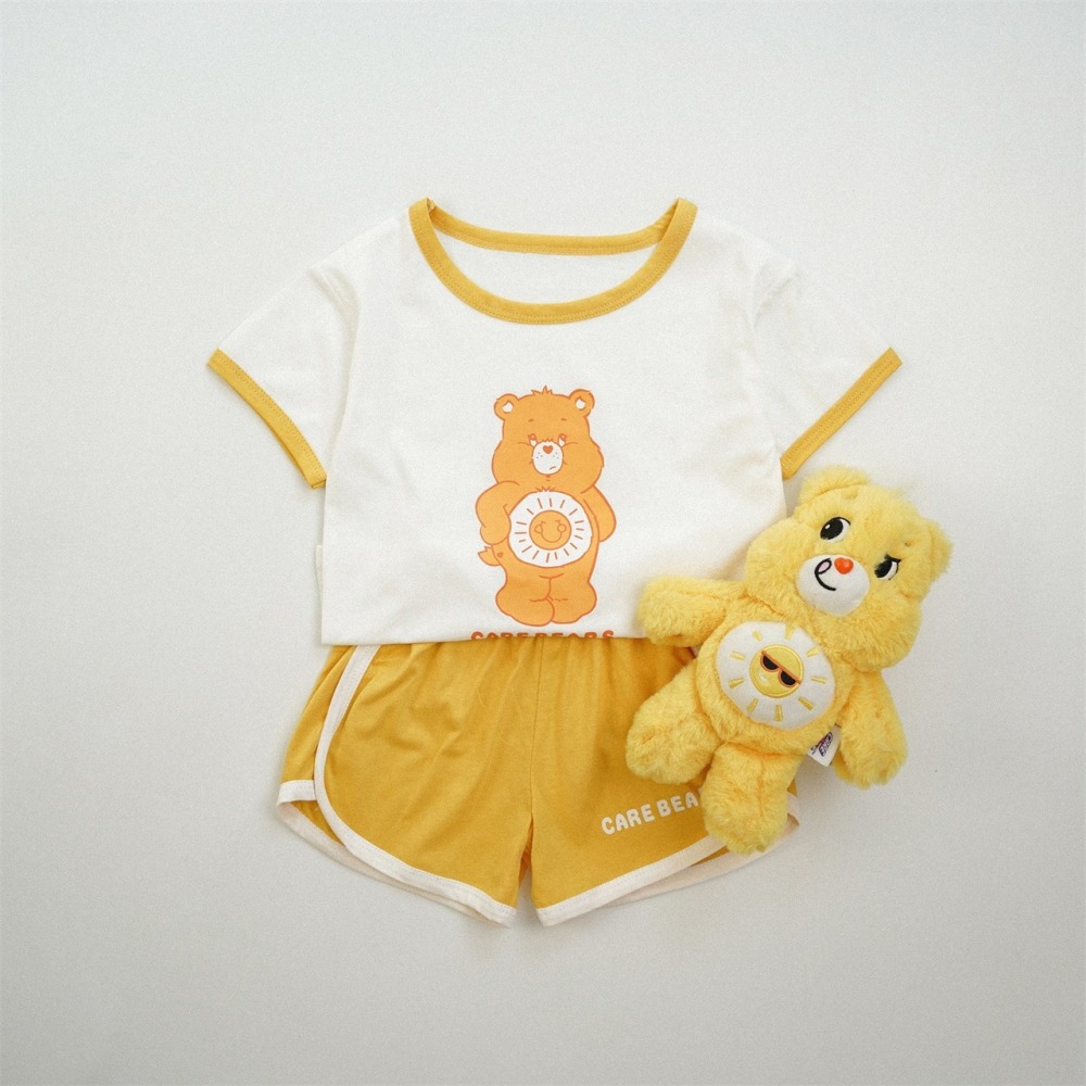 兒童夏季彩色愛心熊．活力運動套裝(80-130碼)-細節圖5