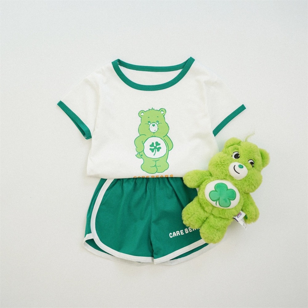 兒童夏季彩色愛心熊．活力運動套裝(80-130碼)-細節圖6