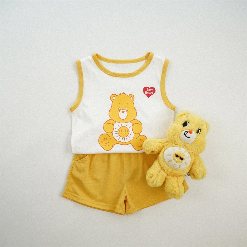 兒童夏季愛心彩虹熊．清爽背心套裝(80-130碼)-規格圖6