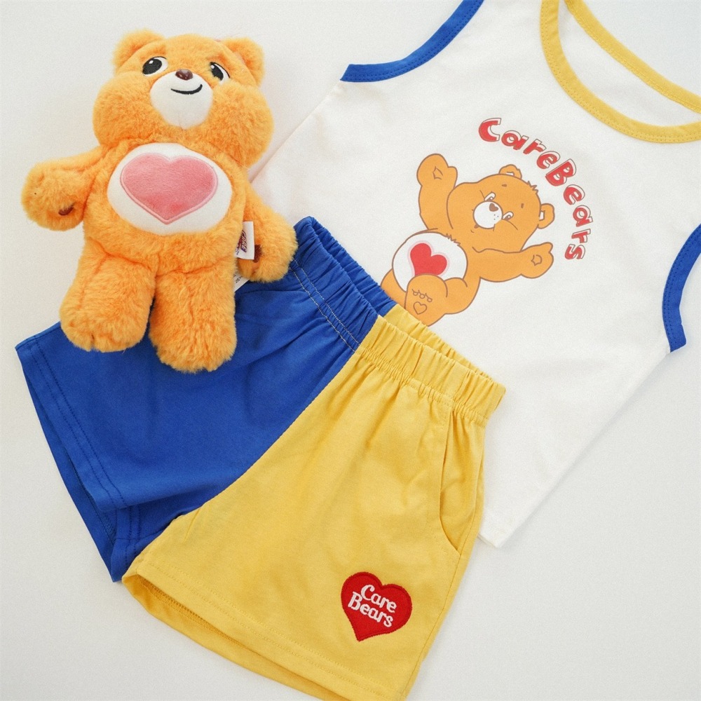 兒童夏季Care Bears陽光熊．清爽背心套裝(80-130碼)-細節圖4