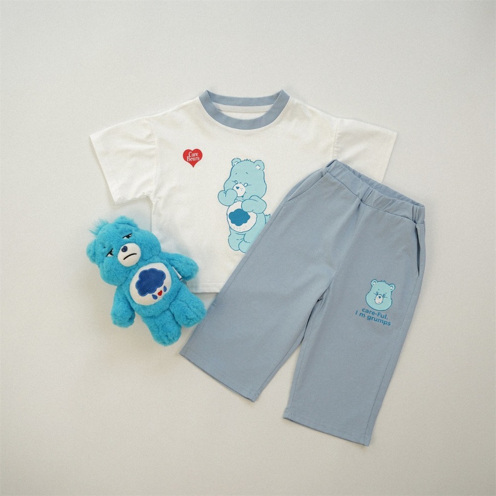 兒童夏季彩虹愛心小熊．療癒居家套裝(80-130碼)-規格圖5
