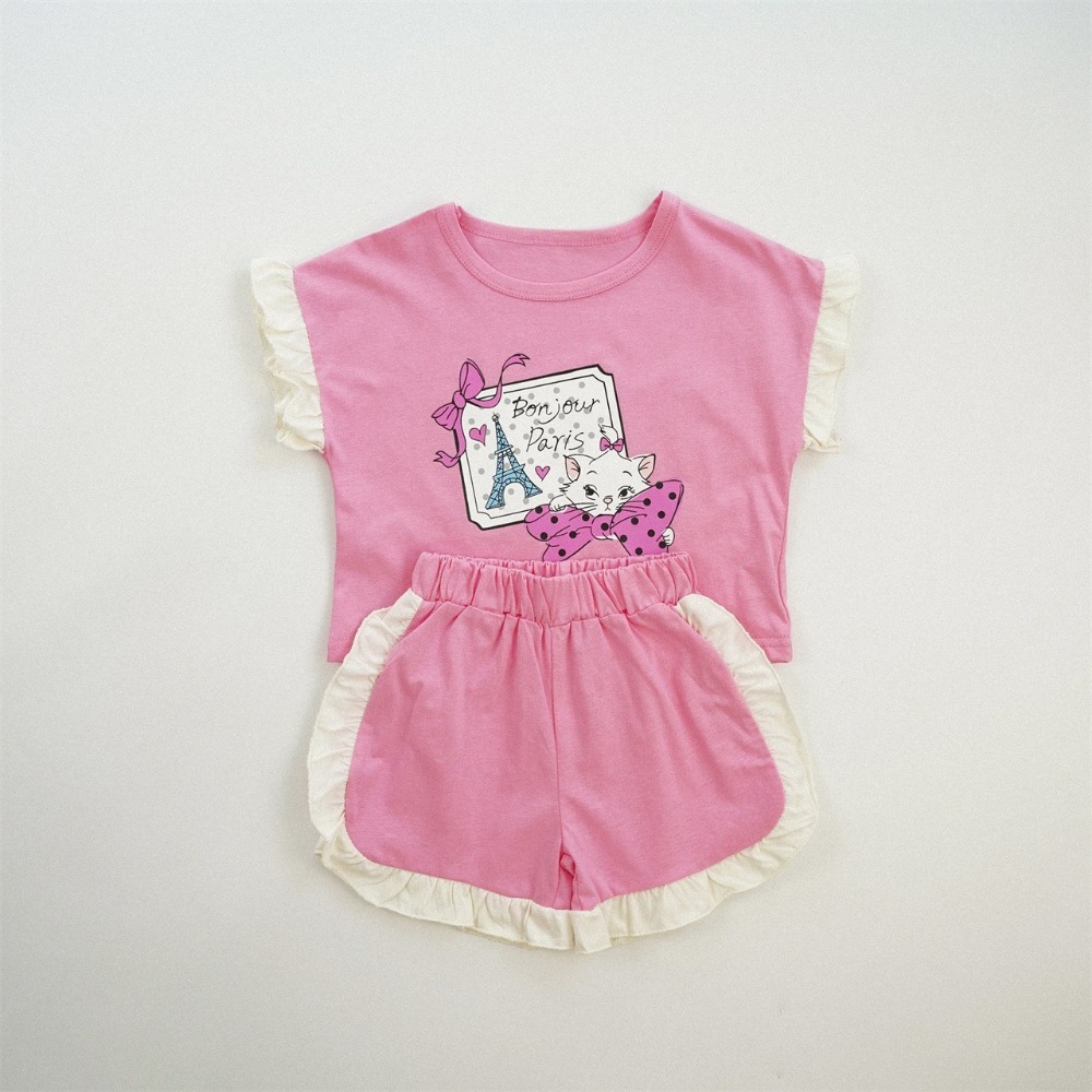 兒童夏季巴黎小貓．法式甜心套裝(80-130碼)-規格圖6