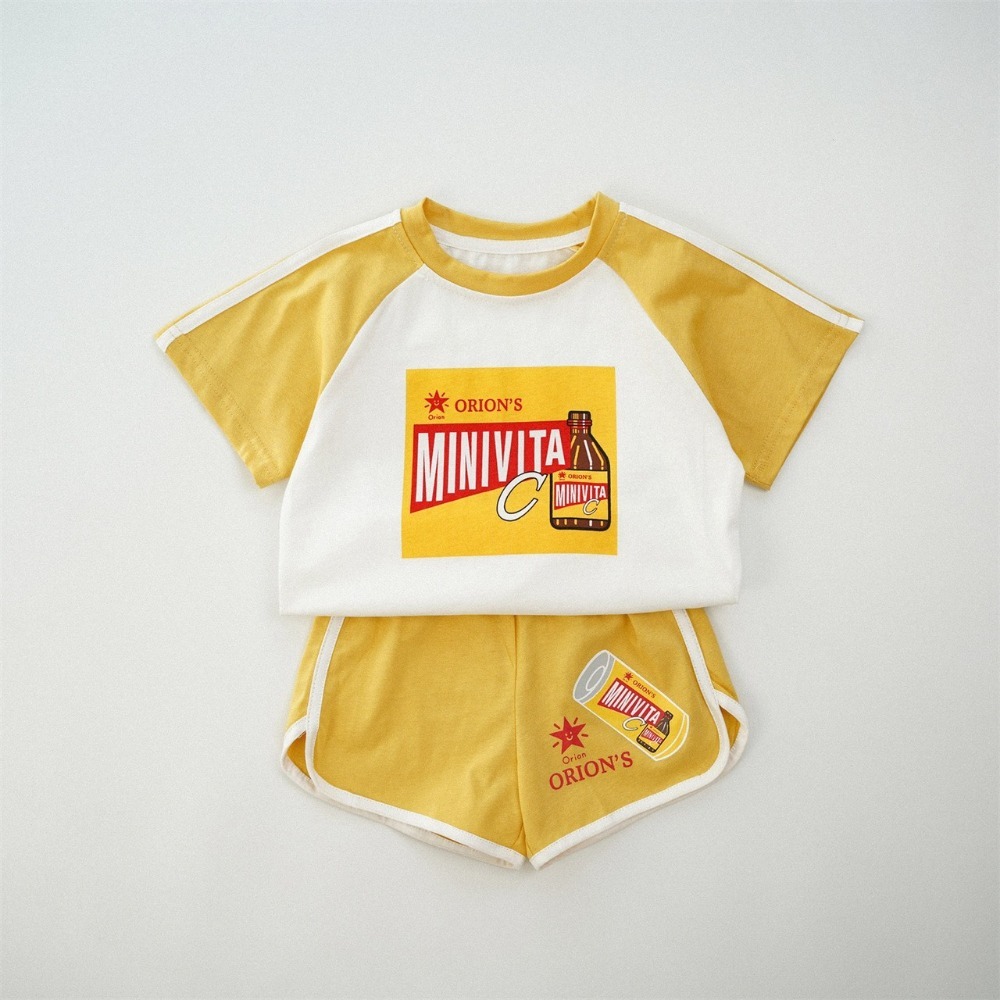 兒童夏季復古汽水風．活力拼色套裝(80-130碼)-規格圖7