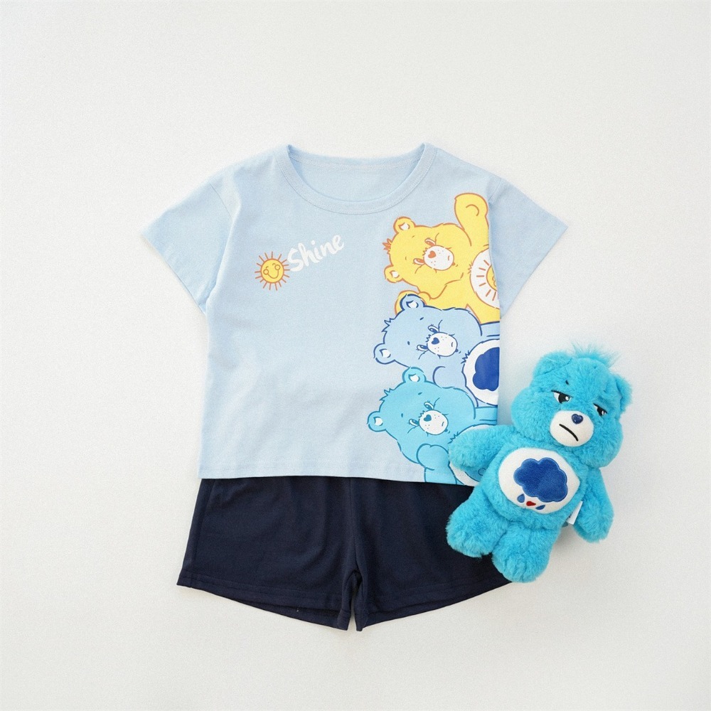 兒童夏季彩虹愛心熊．活力清爽套裝(80-130碼)-規格圖4