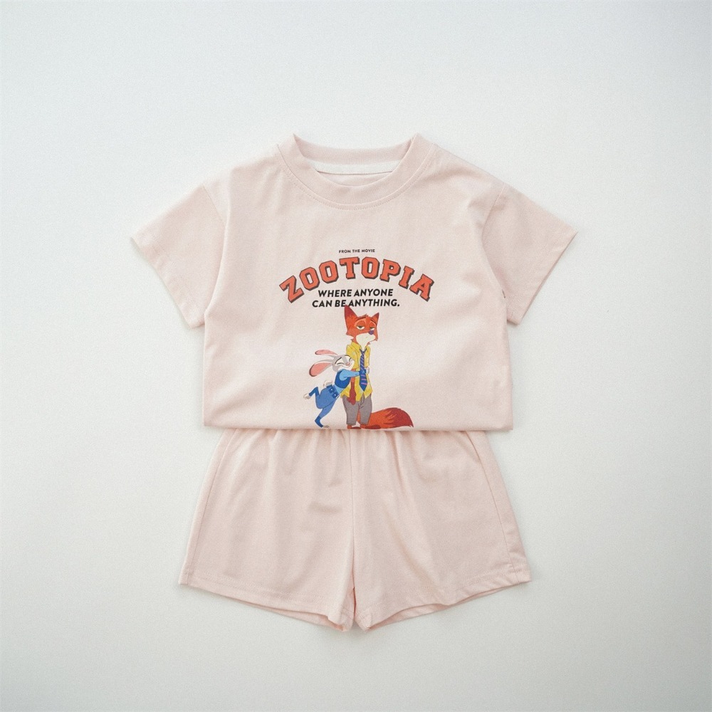 兒童夏季卡通Zootopia萌友．清爽家居套裝(80-150碼)-規格圖5