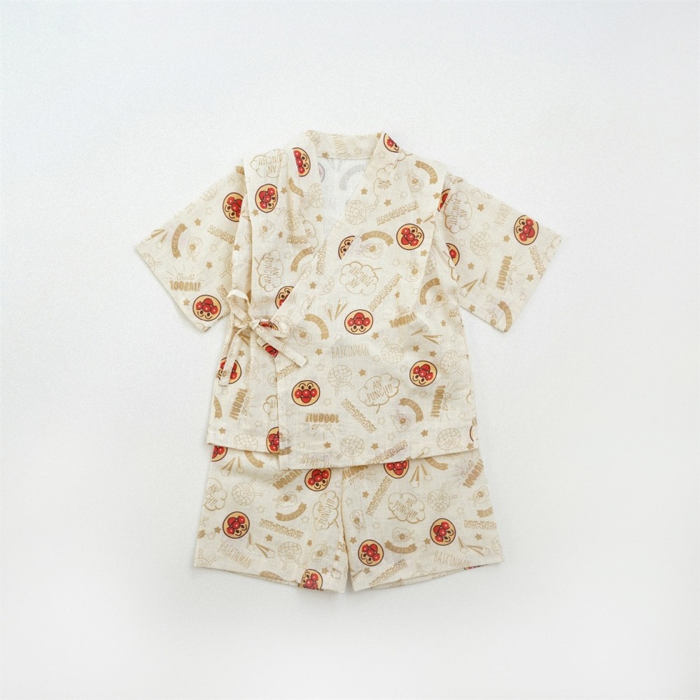 兒童夏季和服小祭典．綁帶居家套裝(80-150碼)-細節圖3