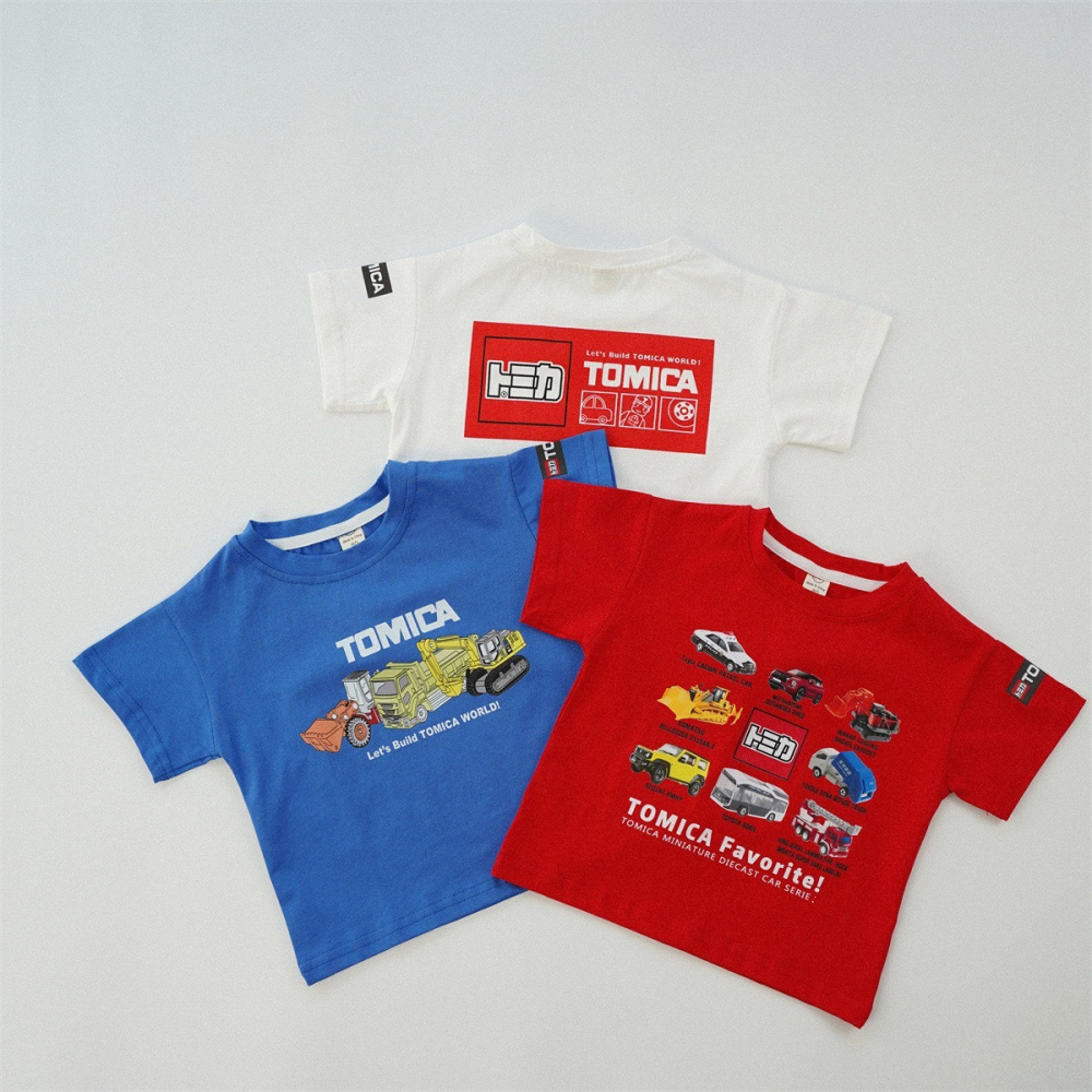 兒童夏季日式TOMICA極速車魂．帥氣短袖T(80-130碼)-細節圖2