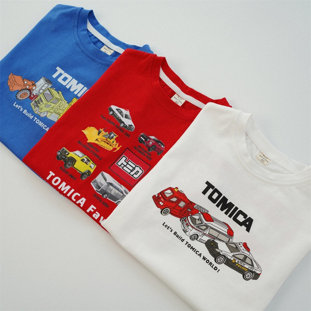 兒童夏季日式TOMICA極速車魂．帥氣短袖T(80-130碼)-細節圖3
