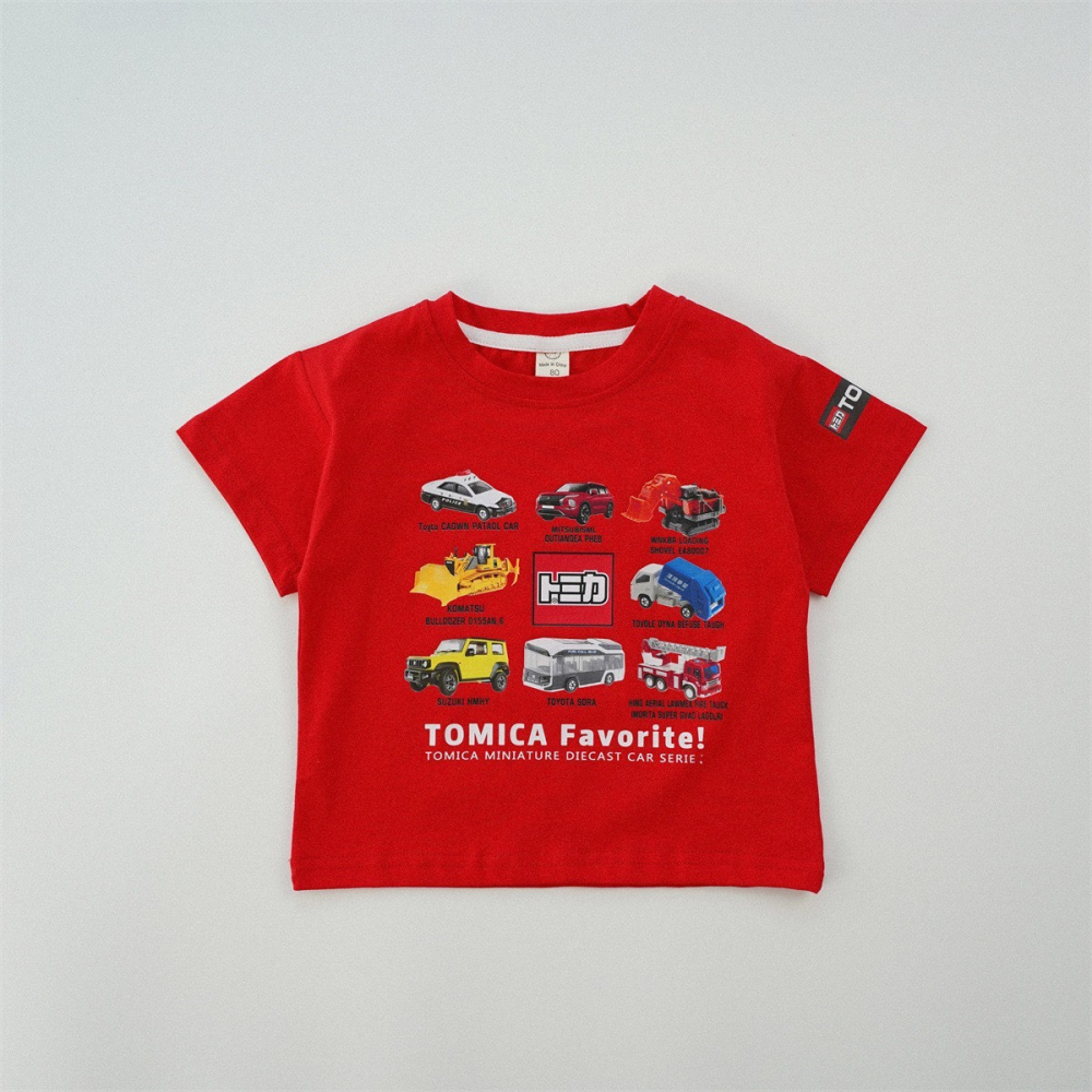 兒童夏季日式TOMICA極速車魂．帥氣短袖T(80-130碼)-細節圖4