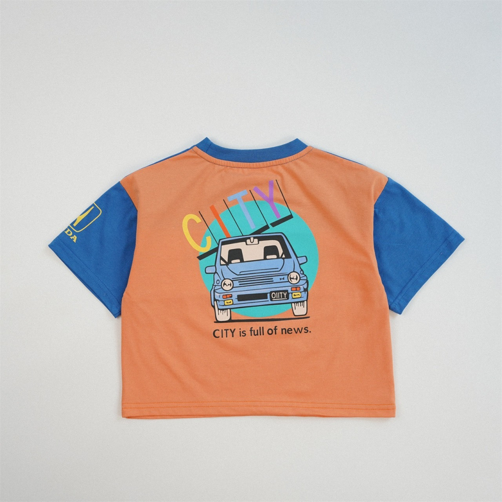 兒童夏季極速經典．復古跑車潮T恤(80-130碼)-細節圖4