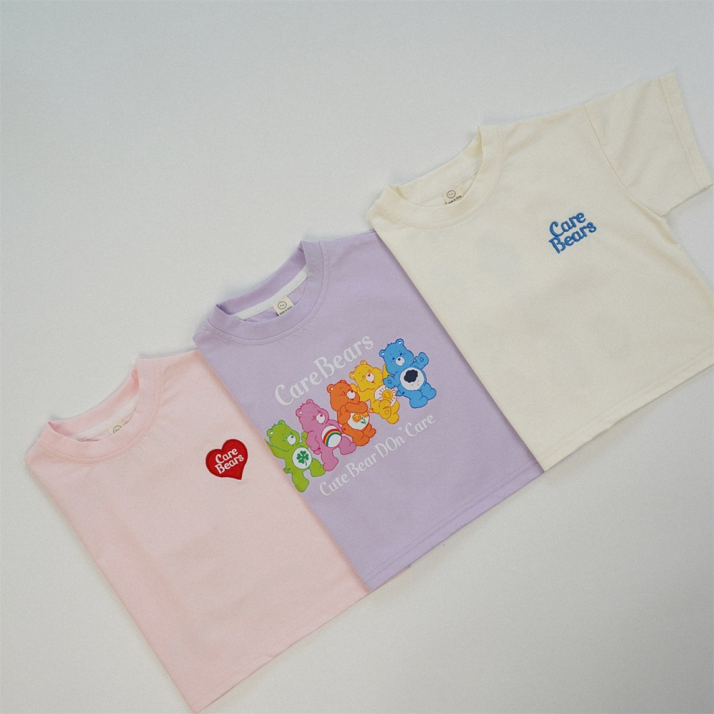 兒童夏季彩虹小熊甜心日常Ｔ恤(80-130碼)-細節圖4