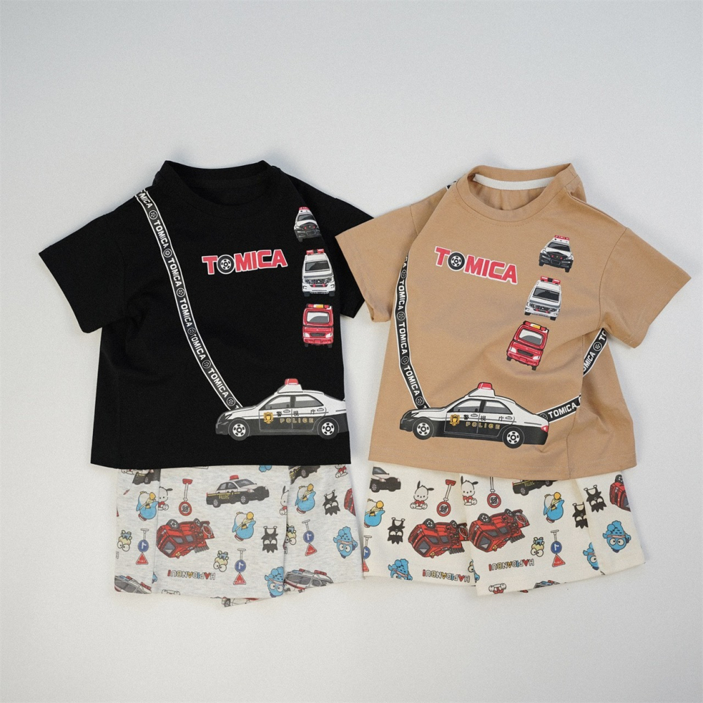 兒童夏季TOMICA救援小隊帥氣短袖T(80-150碼)-細節圖3