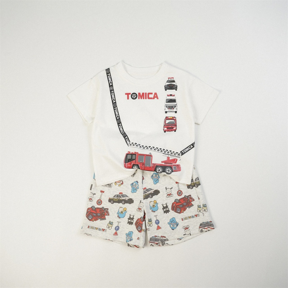 兒童夏季TOMICA救援小隊帥氣短袖T(80-150碼)-細節圖5