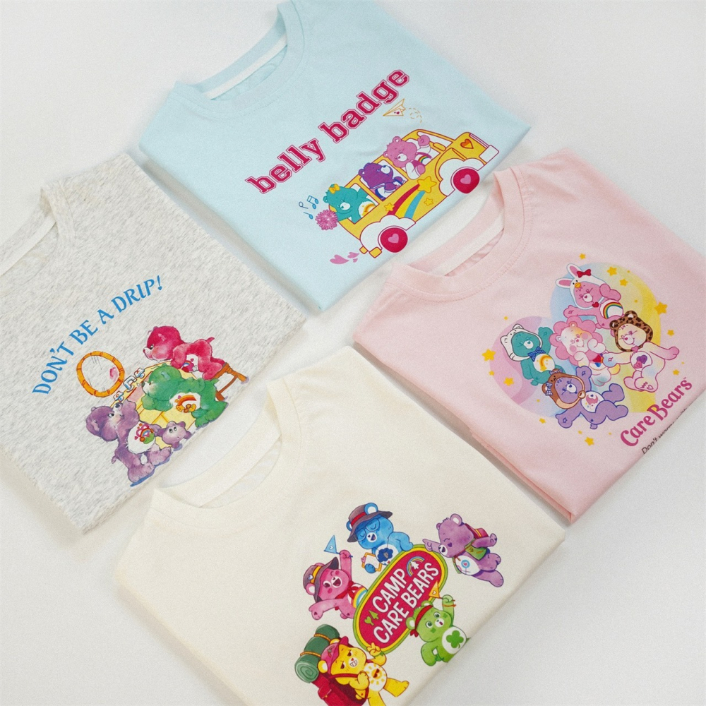 兒童夏季Care Bears歡樂巡遊．療癒短袖T(80-150碼)-細節圖2