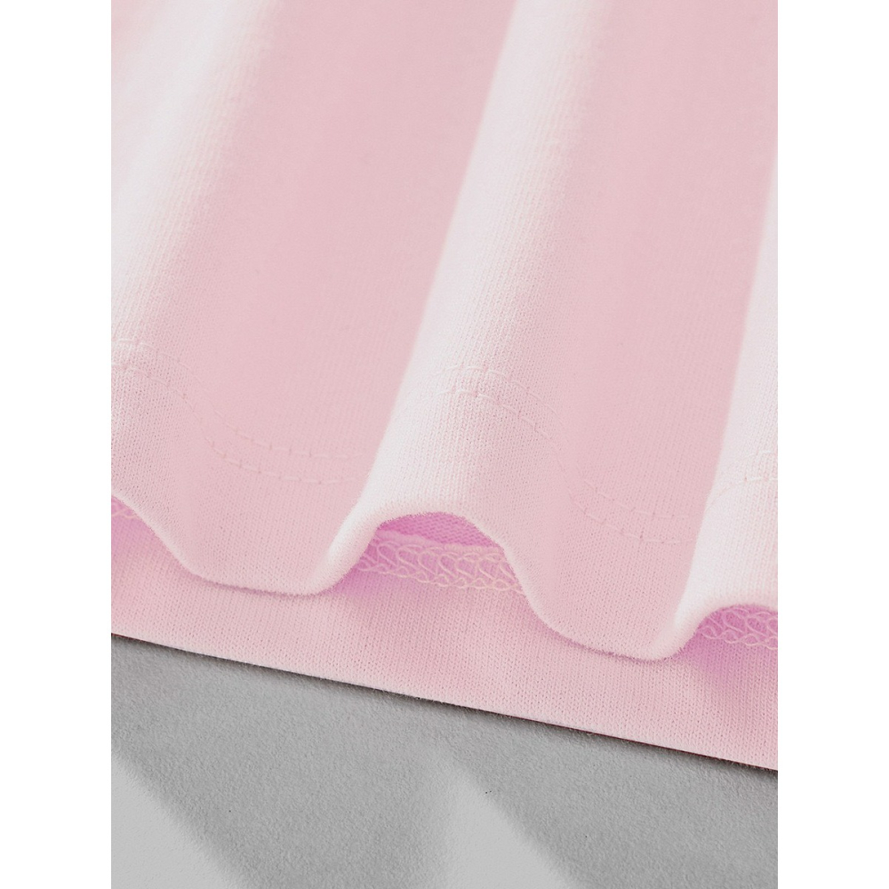 兒童夏季時尚歐美風短袖圓領T恤-可愛甜美舞孃-細節圖5