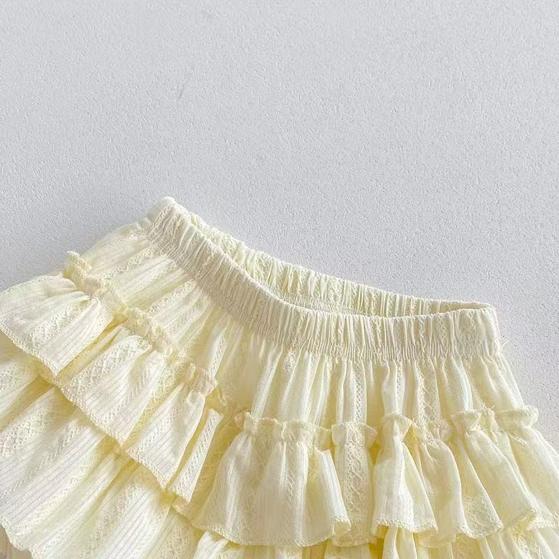 寶寶韓版荷葉無袖背心包屁兩件套-細節圖7