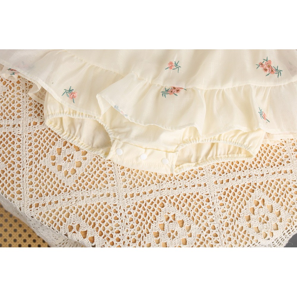 韓版甜美寶寶吊帶包屁裙-細節圖6