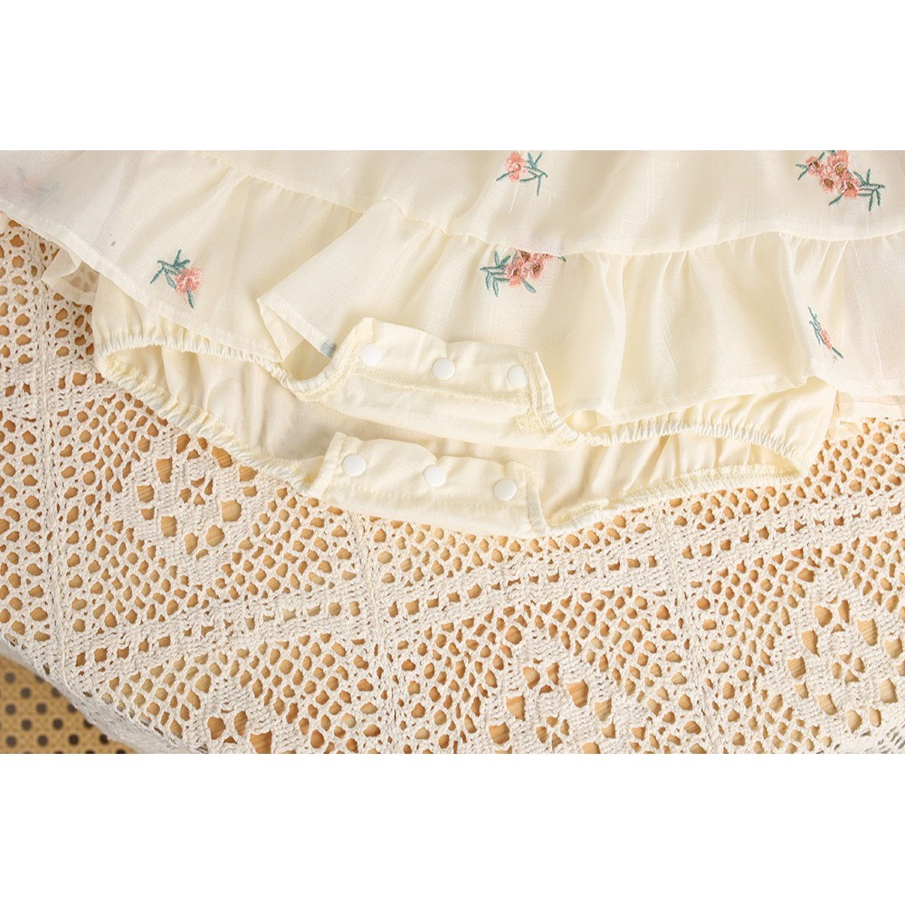 韓版甜美寶寶吊帶包屁裙-細節圖7