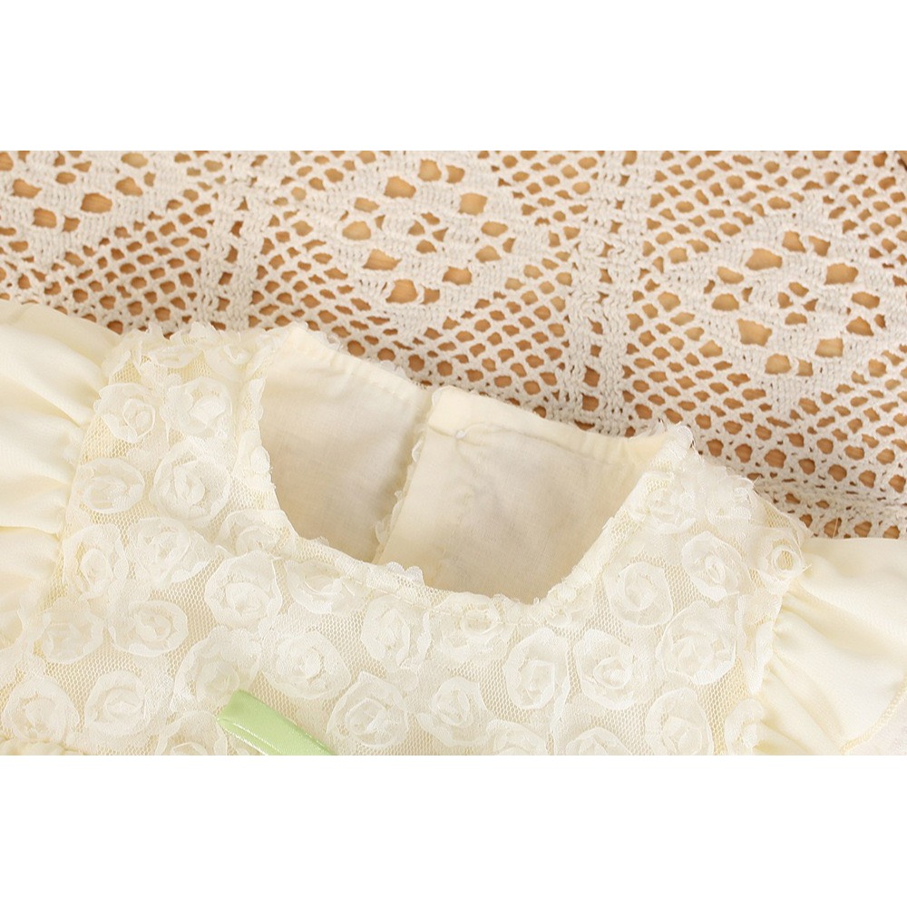 韓版寶寶花苞郁金香吊帶包屁裙(吊帶/飛袖)-細節圖6