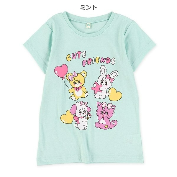 0315-日本甜心動物樂園短袖T恤-細節圖2