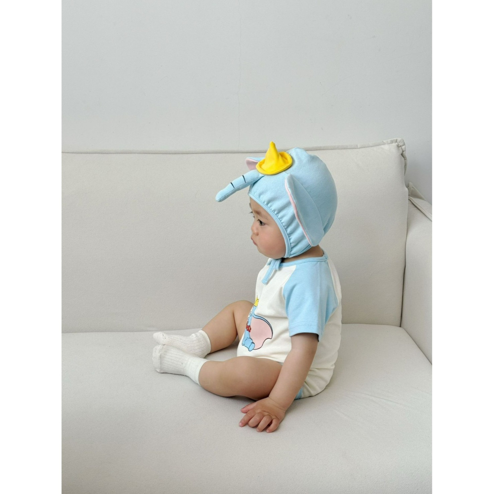 Tommy＇s gifts 寶寶INS款小象造型包屁衣(含帽子)-細節圖4