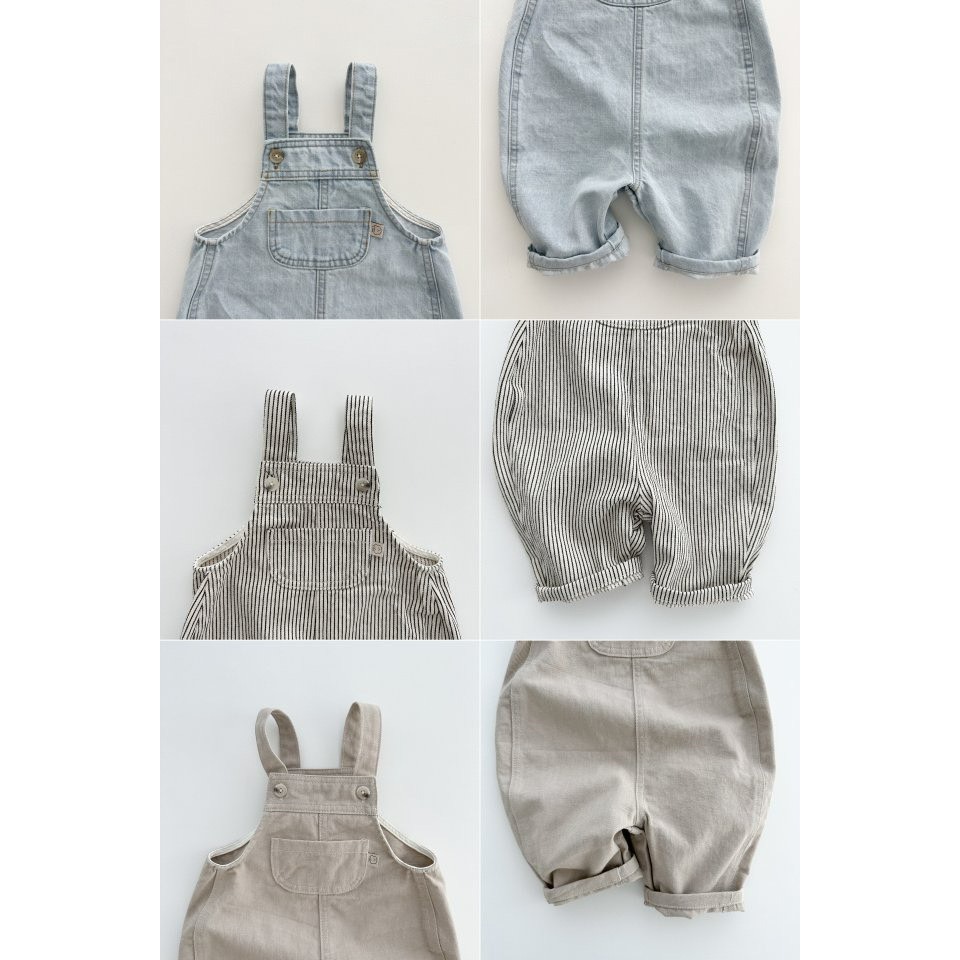 Angou中小童韓系潮搭背帶褲-細節圖7