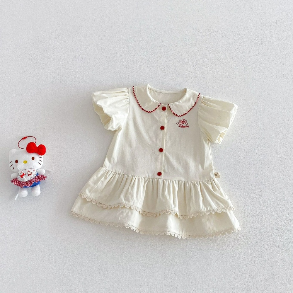 寶寶夏季娃娃領連衣裙娃娃領連衣裙系列-細節圖4