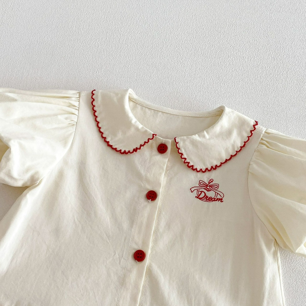 寶寶夏季娃娃領連衣裙娃娃領連衣裙系列-細節圖5