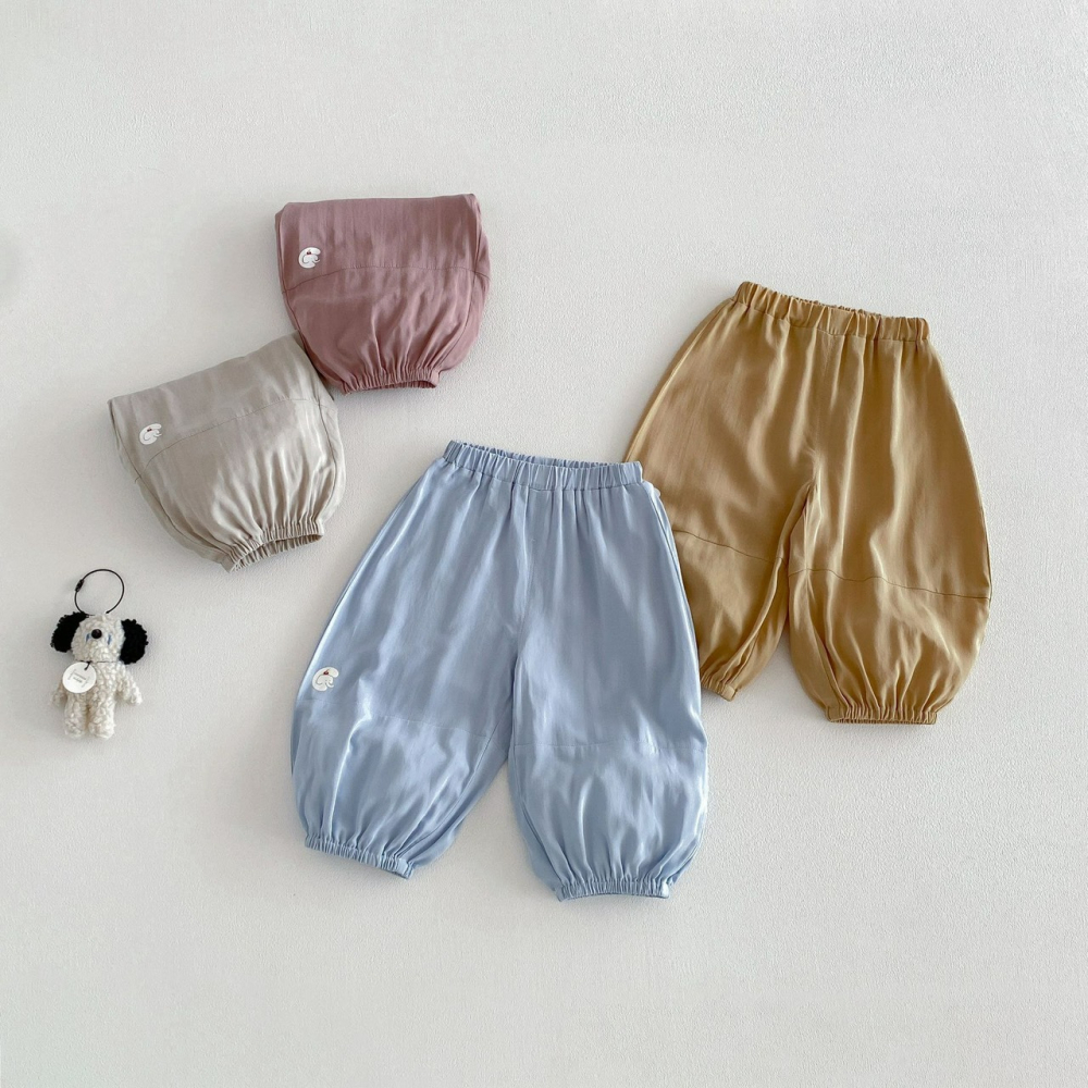 寶寶夏季時尚防蚊印花休閒褲-細節圖4