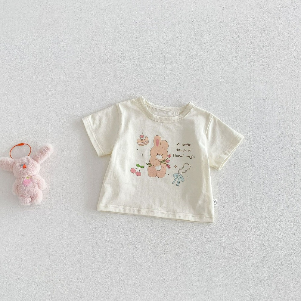 寶寶夏季可愛卡通透氣短袖上衣-規格圖8