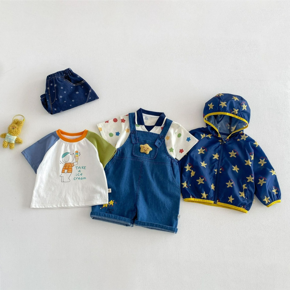 寶寶夏季滿版星星印花系列-細節圖2