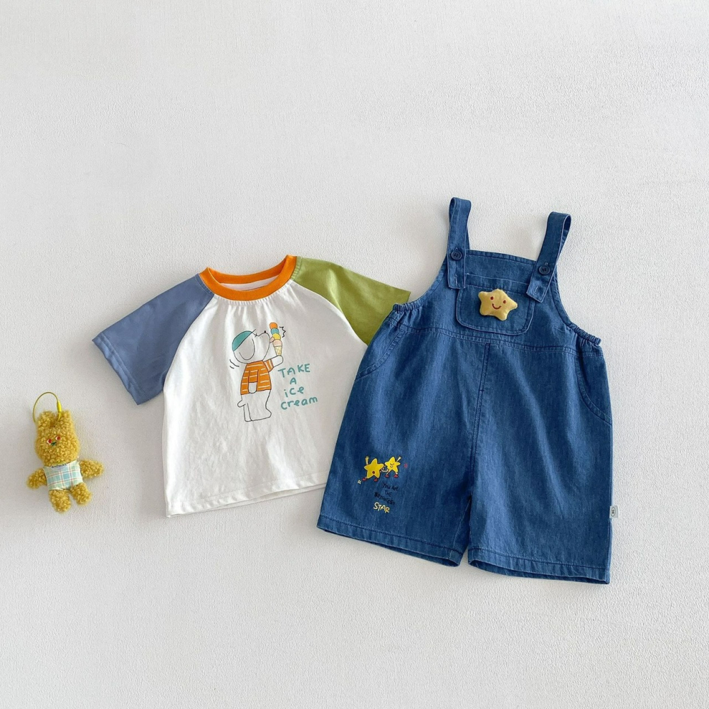 寶寶夏季滿版星星印花系列-細節圖4