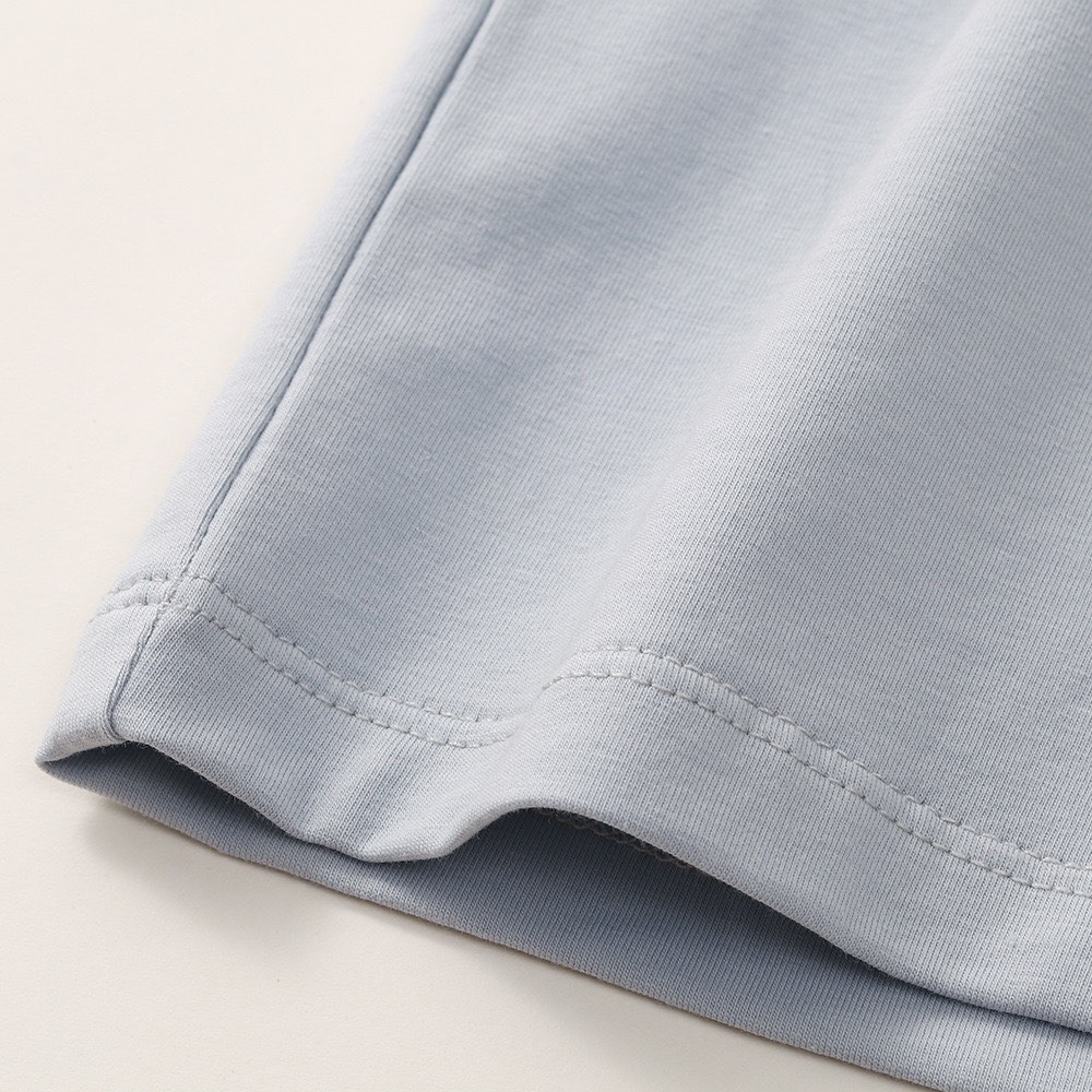 夏季兒童北歐風卡通插畫圓領短袖T恤-細節圖9