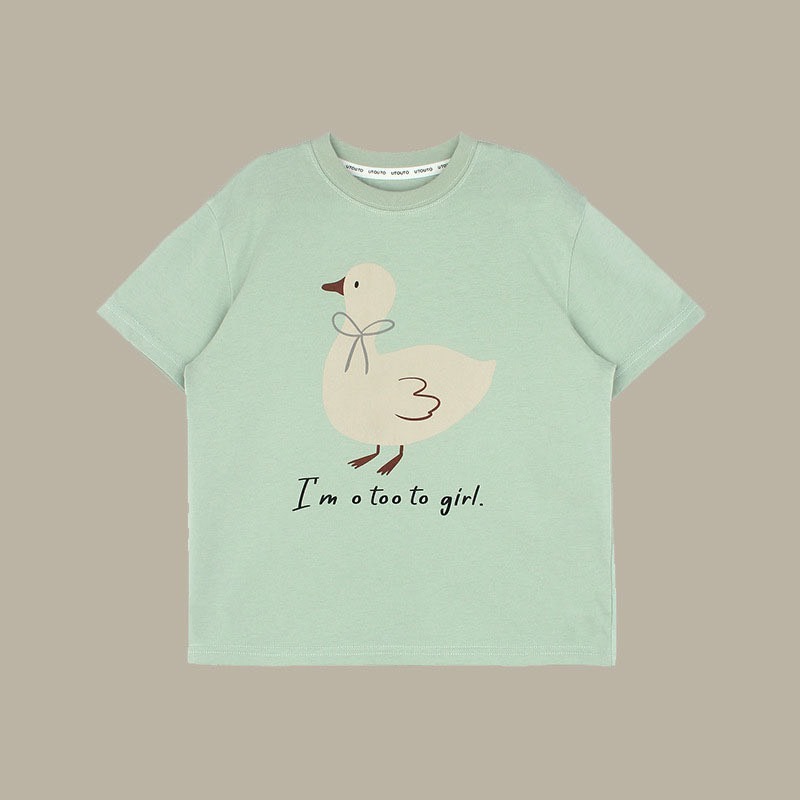 夏季兒童糖果色卡通短袖T恤-細節圖5