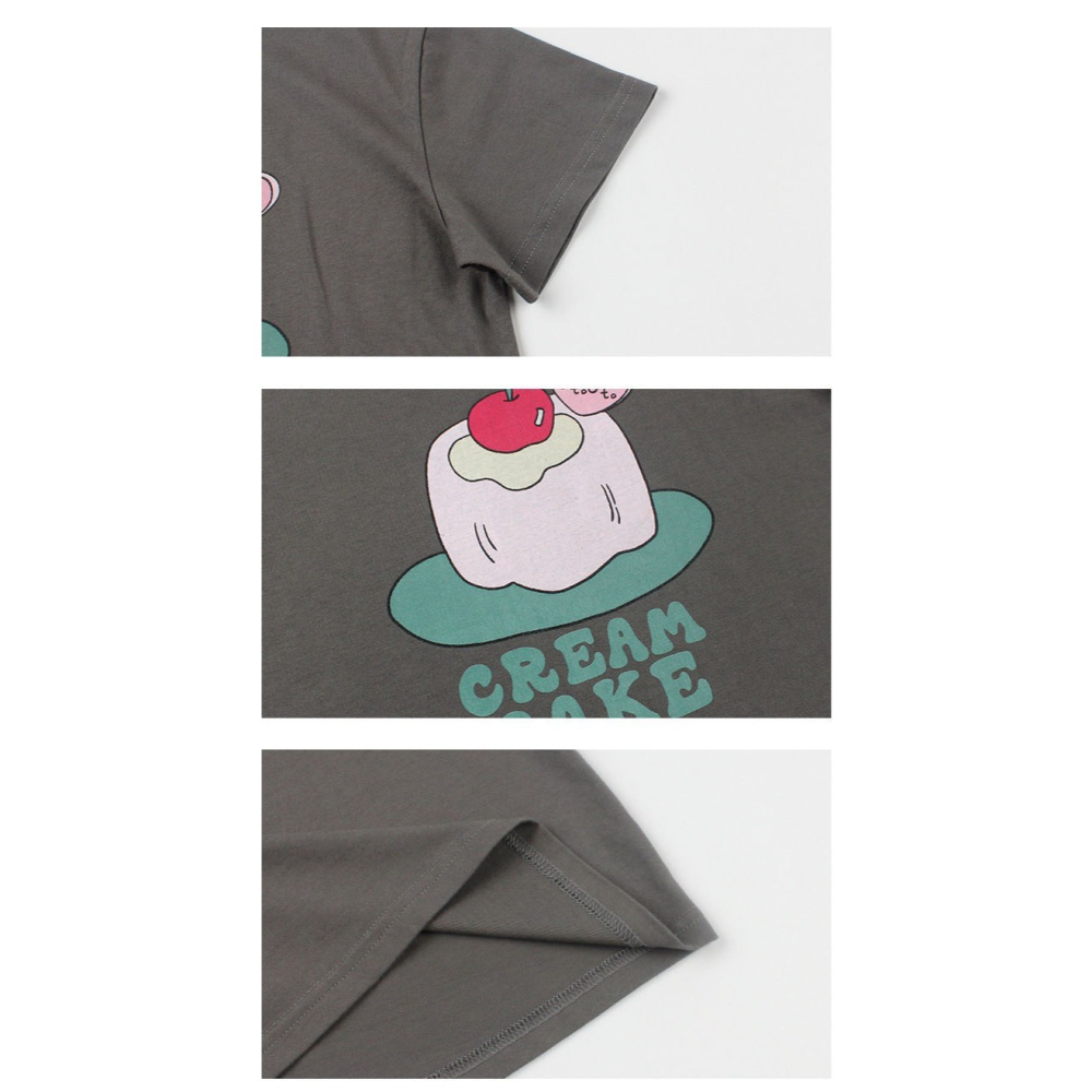 夏季兒童糖果色卡通短袖T恤-細節圖10